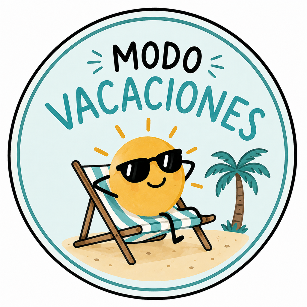 Chapa personalizada Modo vacaciones